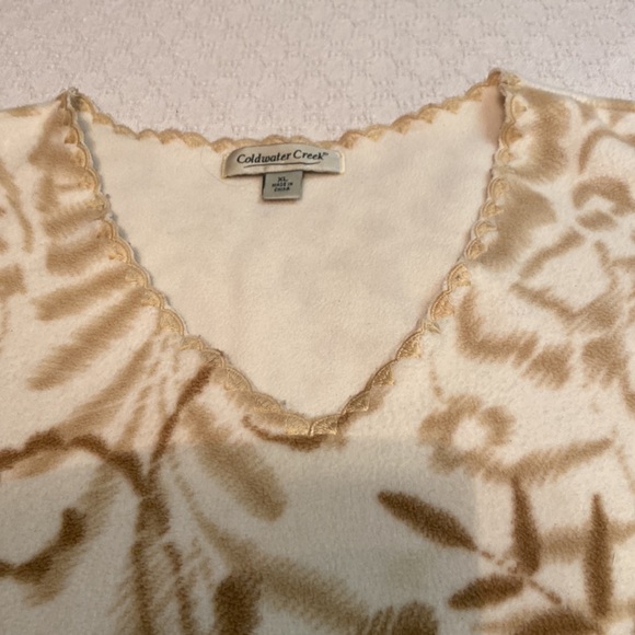 Coldwater Creek long sleeve sweeter top. Very soft - Picture 2 of 5